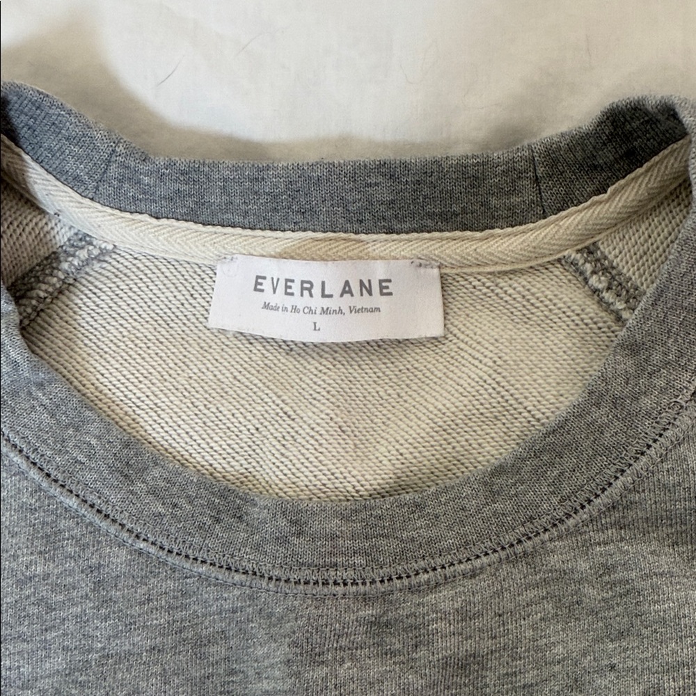 Everlane Gray 100% Human Sweatshirt - Picture 2 of 6